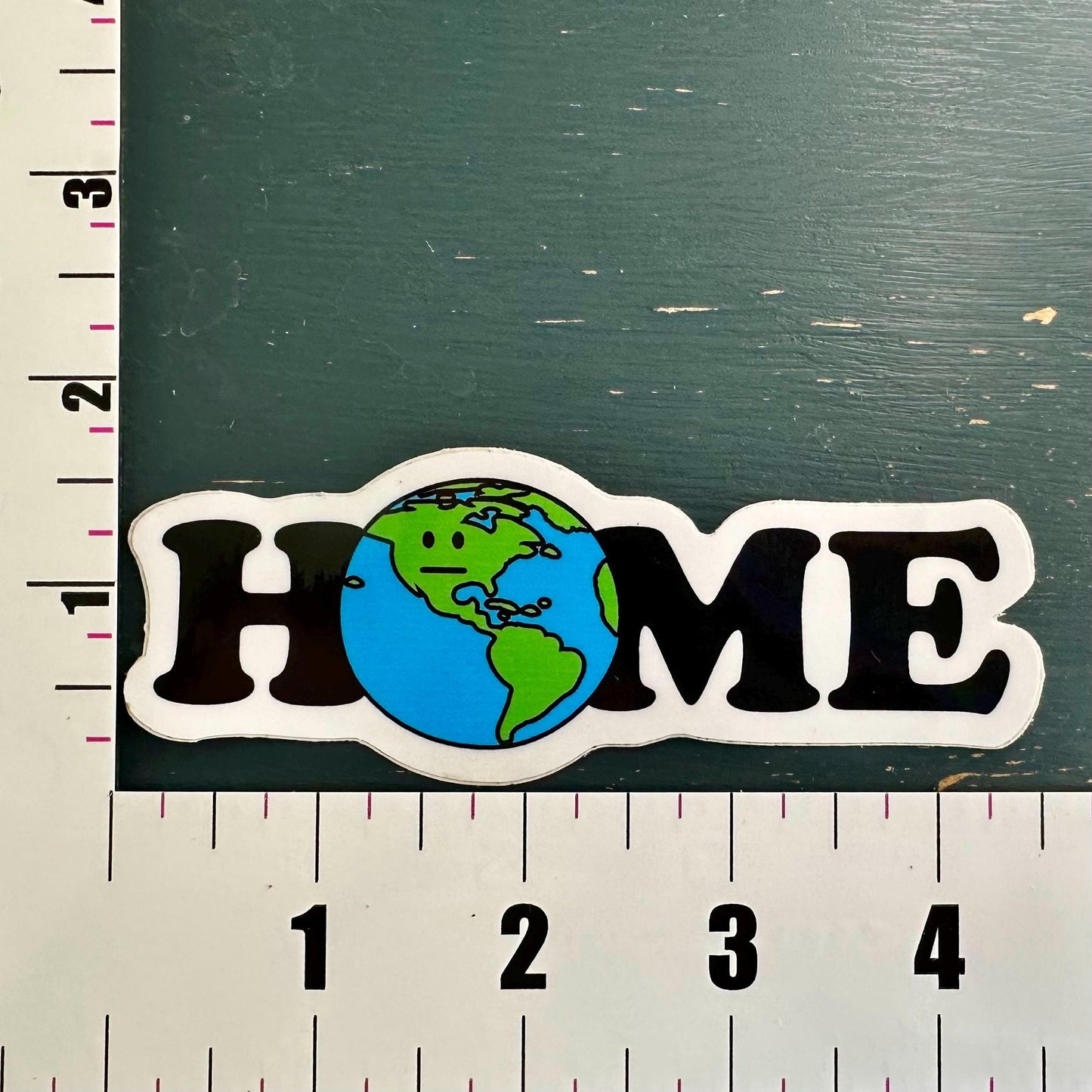 Planet Earth Sticker - Waterproof Vinyl Decal | Durable Outdoor Weatherproof Sticker