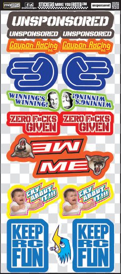 Unsponsored Sticker Sheet
