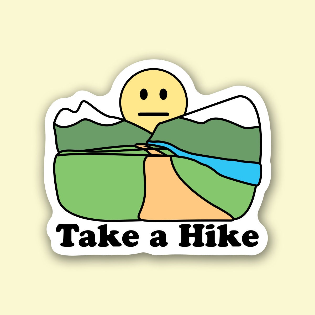 Take a Hike Sticker: Outdoor Adventure Decals - Waterproof Decal Trail Stickers for Water Bottles, laptops, journals and more