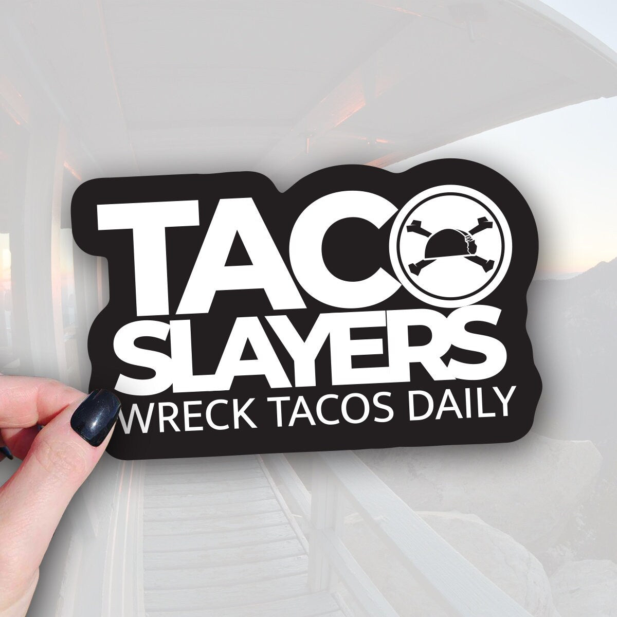 Limited Edition MAY Taco Slayer Sticker Pack - Taco Slayers All Weather sticker- Taco gifts- Taco Lovers- nerdy gifts- foodie sticker