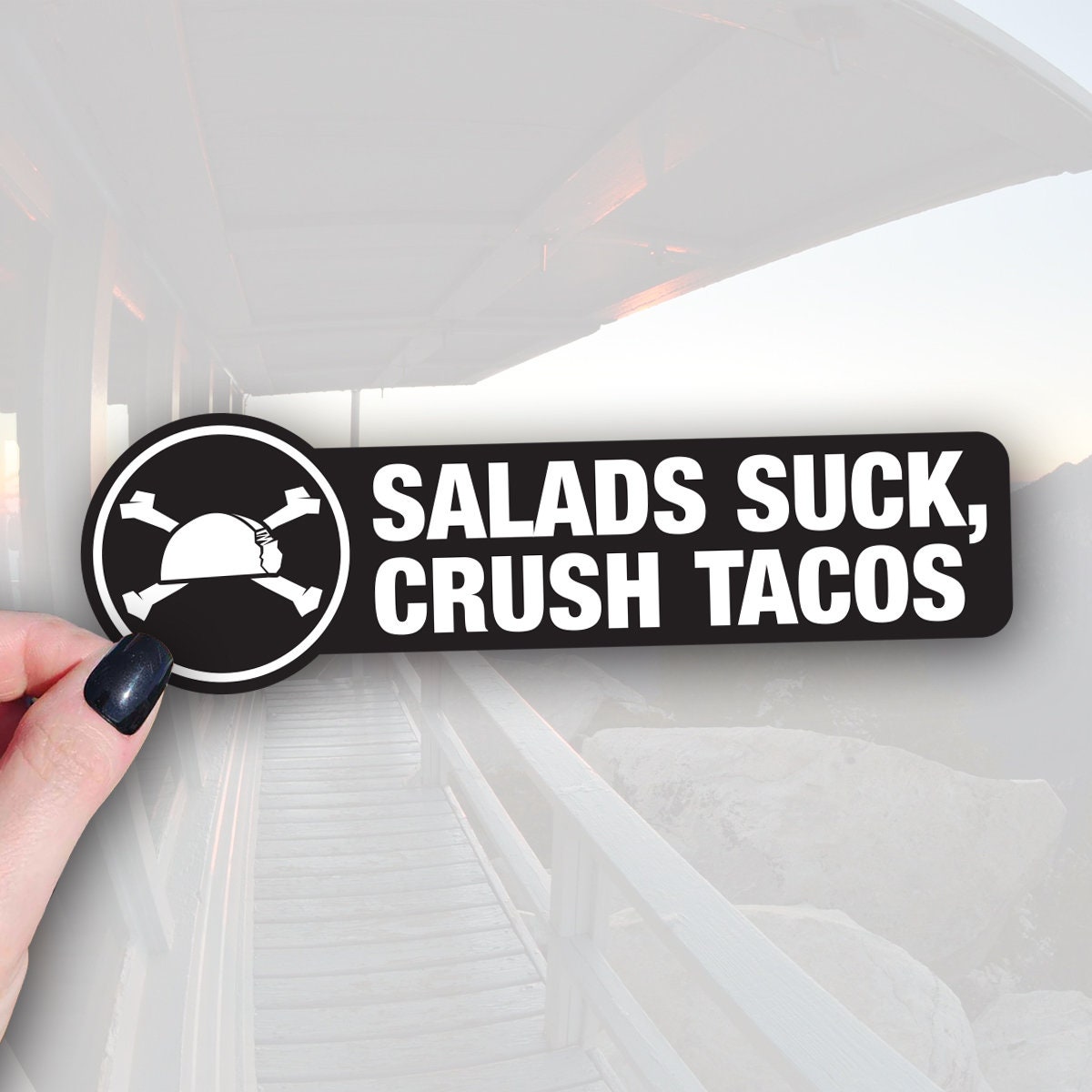 Limited Edition MAY Taco Slayer Sticker Pack - Taco Slayers All Weather sticker- Taco gifts- Taco Lovers- nerdy gifts- foodie sticker