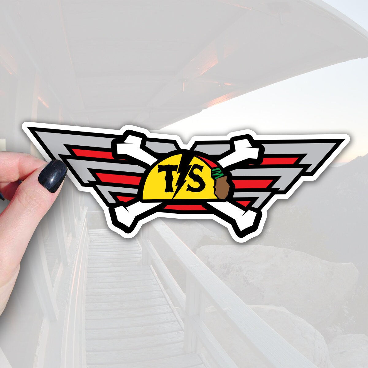 Limited Edition AUGUST Taco Slayers 5 Sticker & Sheet Sticker Pack - Taco Slayers All Weather stickerTaco gifts Taco Lovers foodie sticker