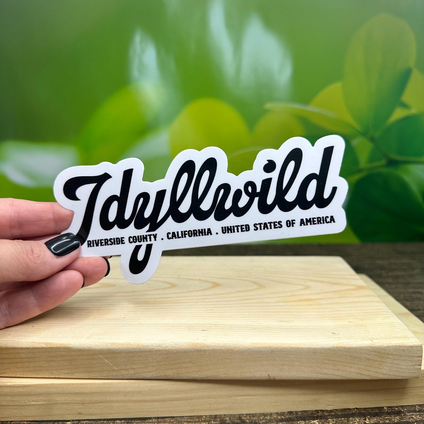 Idyllwild Vinyl Sticker ~Waterproof decal for tumbler, laptop, car, Travel Keepsake ~ California Dreamin'