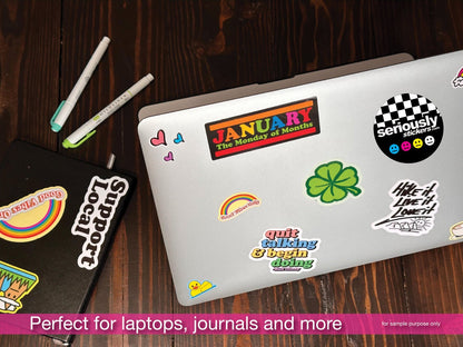Planet Earth Sticker - Waterproof Vinyl Decal | Durable Outdoor Weatherproof Sticker