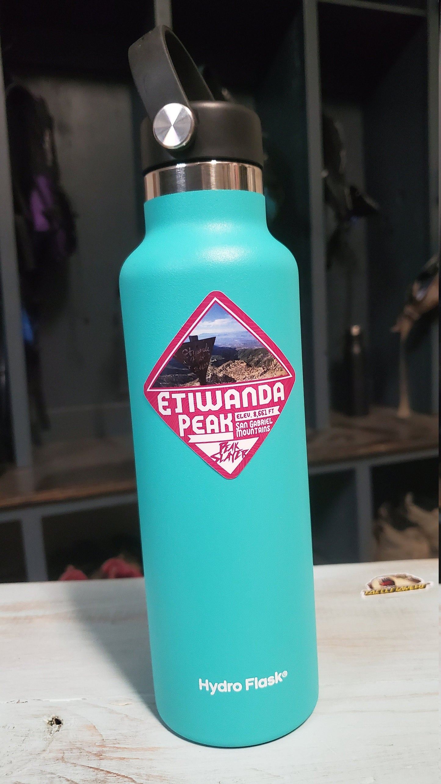 Etiwanda Peak Waterproof Vinyl Sticker - Peak decals for hiking enthusiasts  - Colorful Adventure Decal