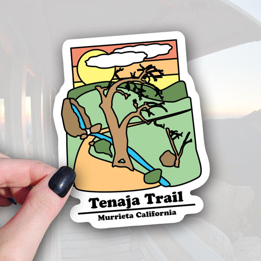 tenaja california trail sticker