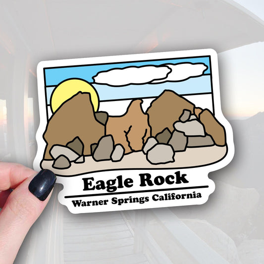 eagle rock warner springs california trail  sticker