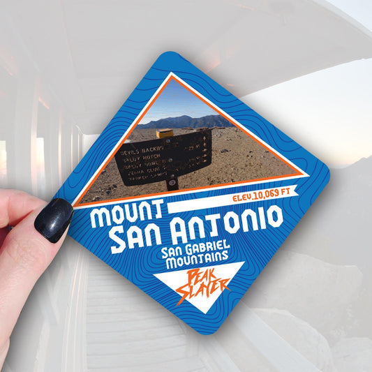 san antonio peak california trail sticker