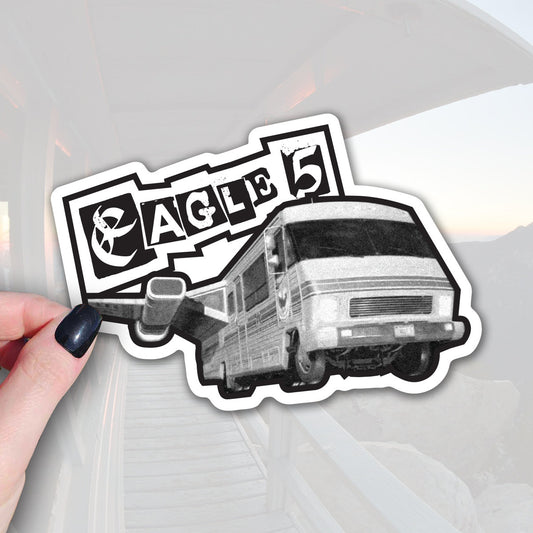 90s Punk Eagle Sci-Fi Sticker ~ Waterproof Vinyl Decal for  Laptop, Tumbler, Car window