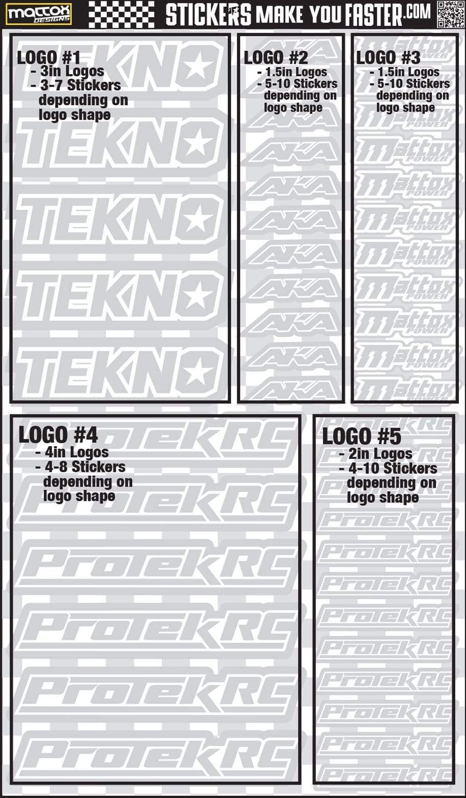 Metallic Sponsor Logo Decals