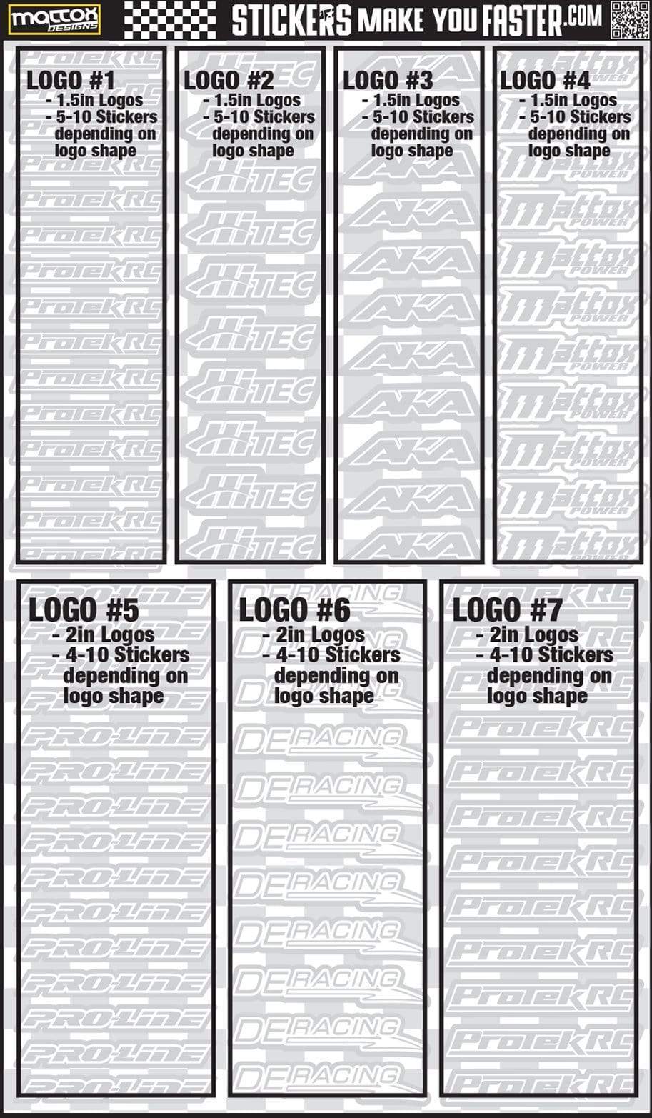 Custom decals for your rc car.