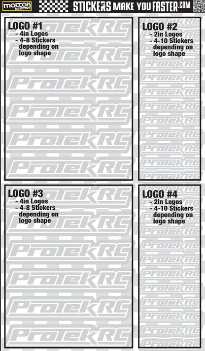 Fluorescent Sponsor Logo Decals