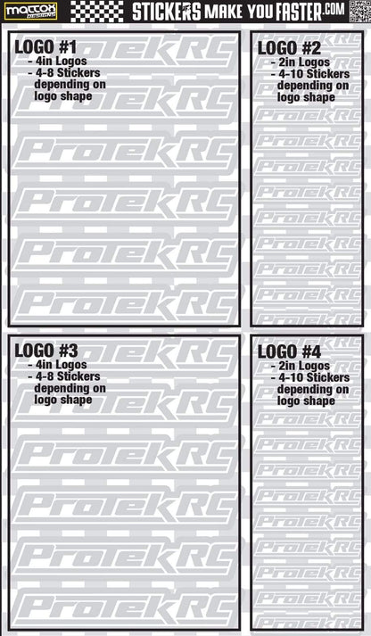 Metallic Sponsor Logo Decals