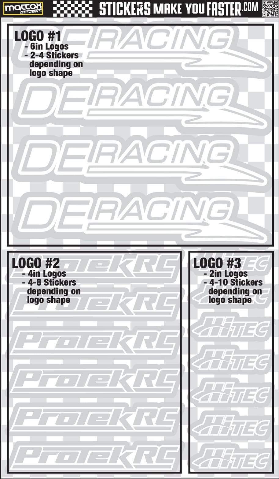 Metallic Sponsor Logo Decals