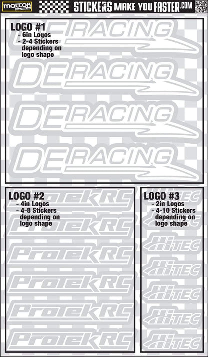 Metallic Sponsor Logo Decals