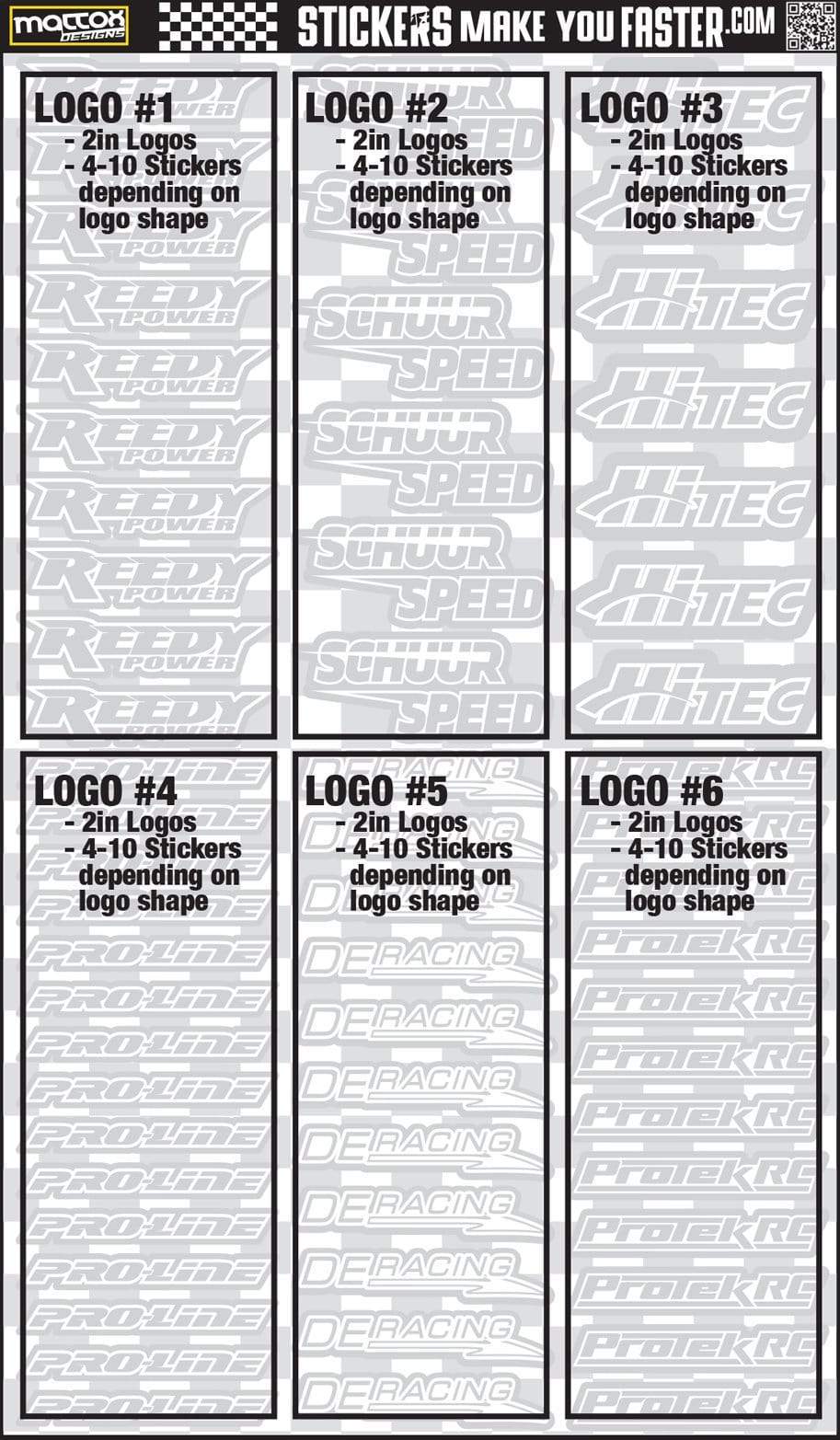 Metallic Sponsor Logo Decals