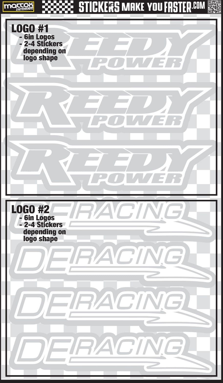 Fluorescent Sponsor Logo Decals