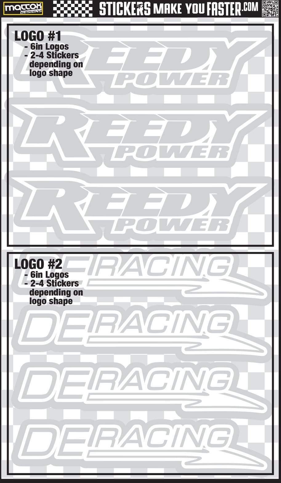 Metallic Sponsor Logo Decals