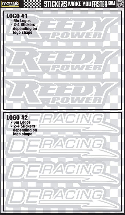 Metallic Sponsor Logo Decals