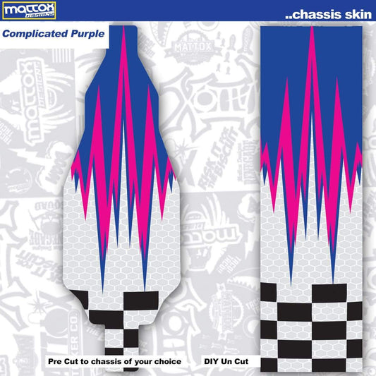 Chassis Skin for rc cars.  Fits Tekno, Team associated. Stickers make you faster.  Custom stickers and decals