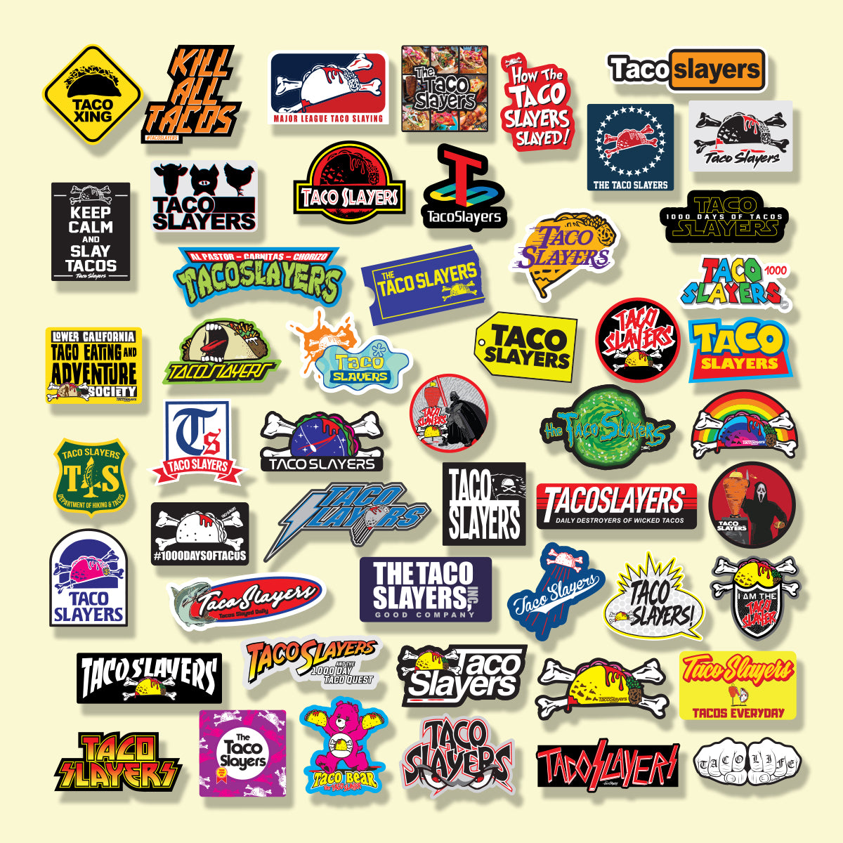 Taco Slayer Sticker Bomb Pack