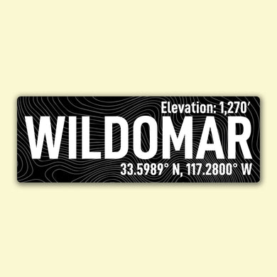 Wildomar Topo Sticker