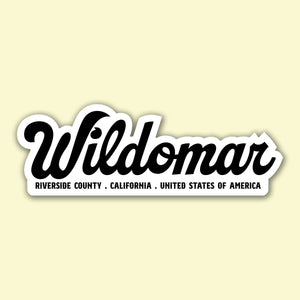 Wildomar Riverside County California USA Sticker