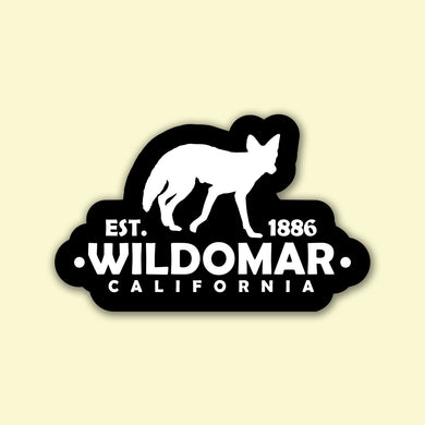 Wildomar Coyote Sticker.